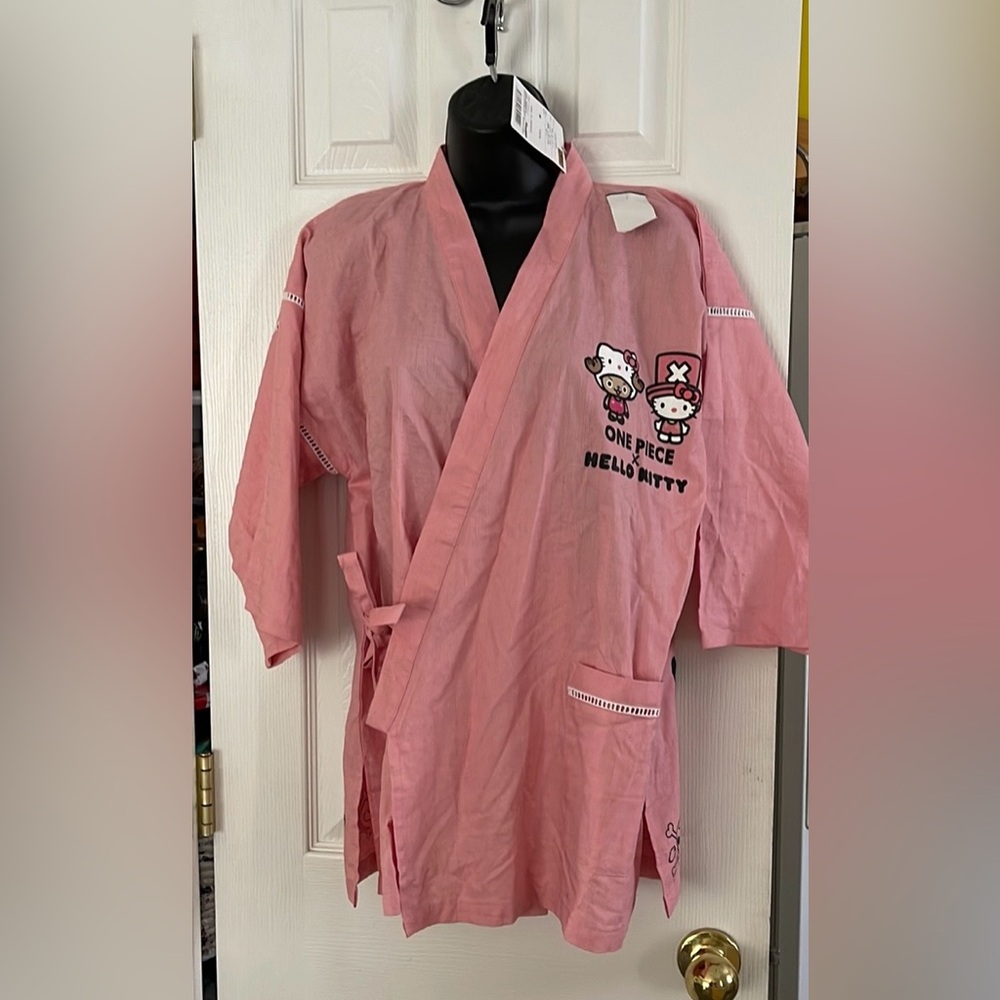 Hello Kitty NWT, Kimono Womens Cozy Loungewear-M/L